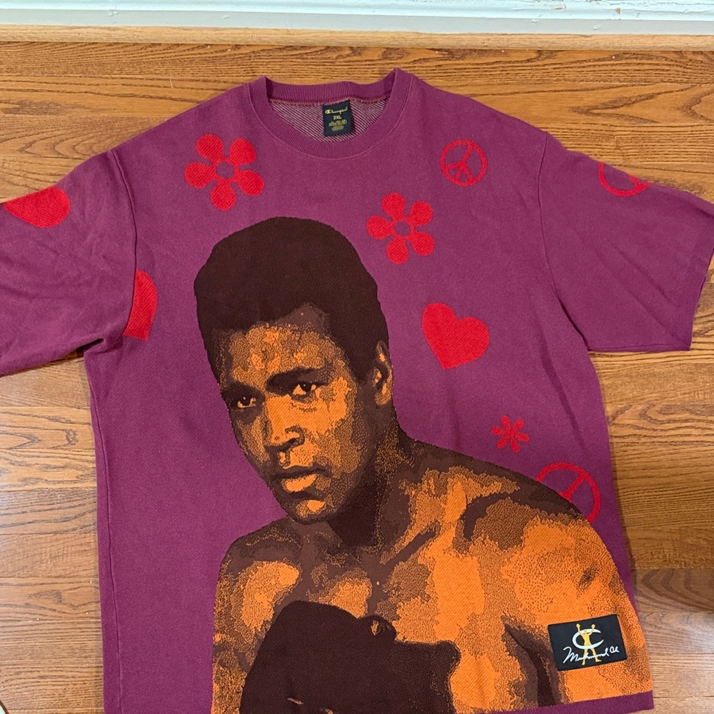 CHAMPION X MUHAMMAD ALI BY DON C PLAITED JERSEY TEE